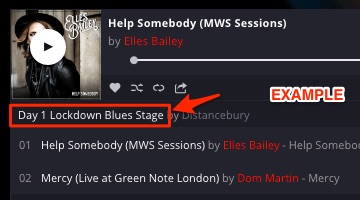 Click this to play todays lineup in the Deezer app 